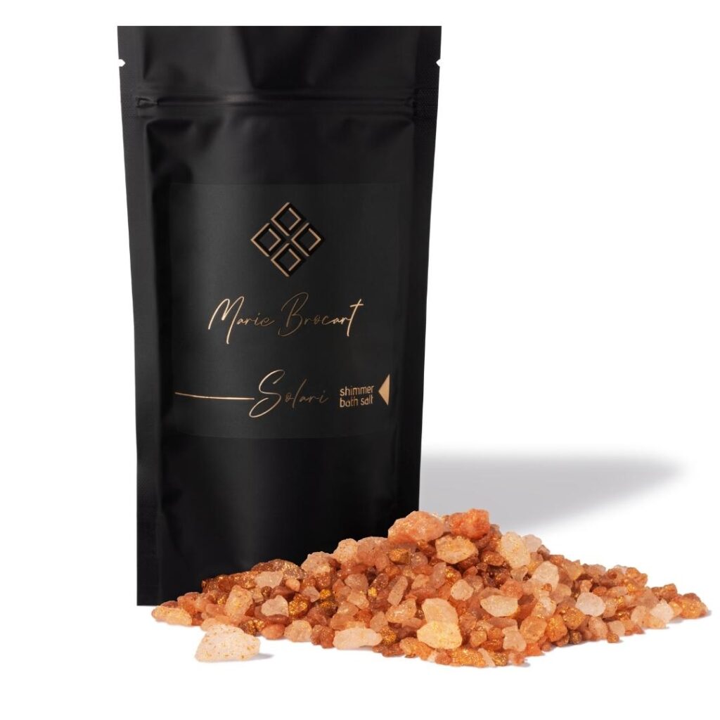 МARIE BROCART აბაზანის მარილი Solari shimmering bath salt Marie Brocart with Bioglitter® particles 500მლ